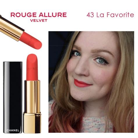 rouge allure velvet chanel la favorite|Chanel Rouge Allure reviews.